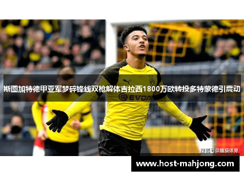斯图加特德甲亚军梦碎锋线双枪解体吉拉西1800万欧转投多特蒙德引震动