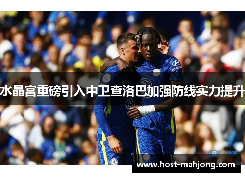 水晶宫重磅引入中卫查洛巴加强防线实力提升 水晶宫重磅引入中卫查洛巴加强防线实力提升